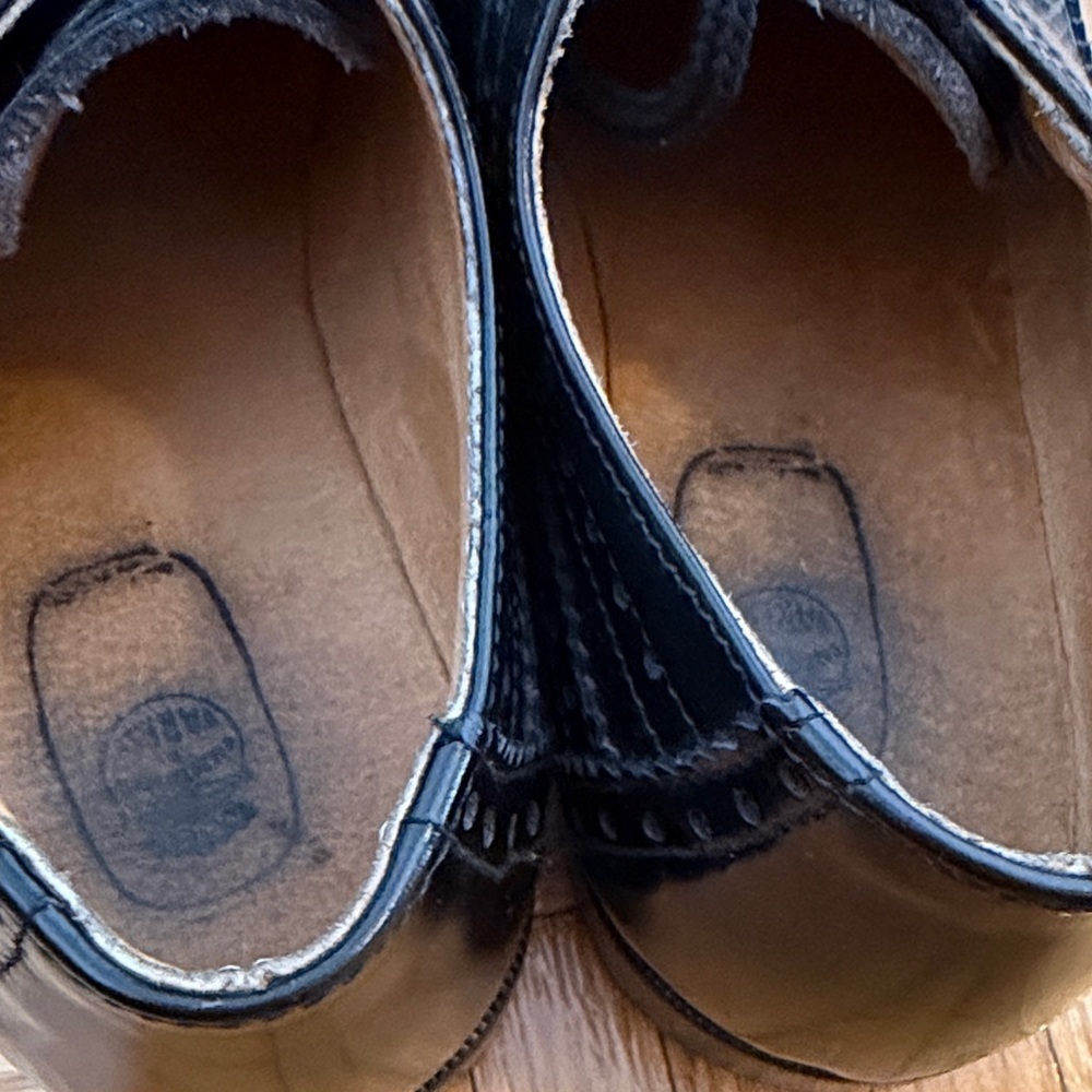 Classic Black Leather kids Dress Shoes - Picture 8 of 11
